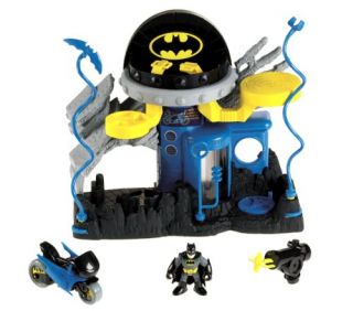 Features of Fisher Price Imaginext Super Friends Bat Command Center