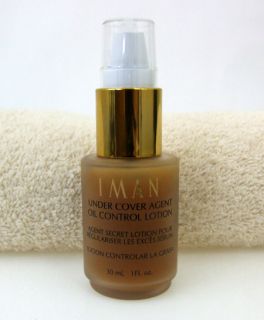 Now to the store shelf comes this IMAN Under Cover Agent Oil Control