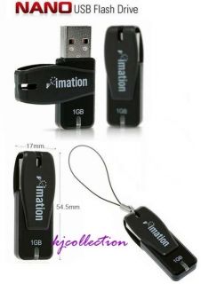 Imation 16GB 16g USB Flash Drive Password Blk Nano Pro