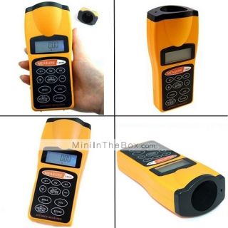 USD $ 20.99   60ft Laser Pointer Ultrasonic Tape Measure,