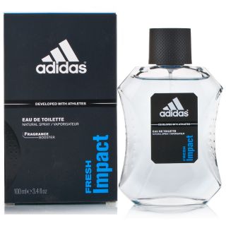 Adidas Fresh Impact Cologne for Men 3 4 oz EDT Spray 3 3 New in Box