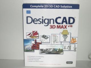 IMSI Designcad 3D Max V18 18 Modeling Rendering Software New