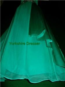 New Monsoon Green Silk Imelda Long Evening Dress Asstd
