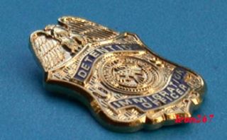 Detention Immigration Officer Mini Badge Lapel Pin