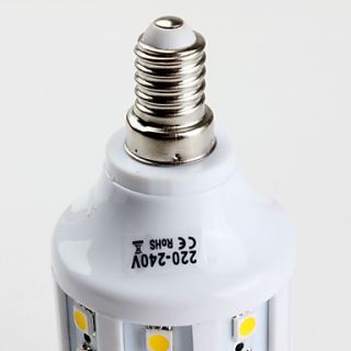 E14 SMD 5050 60LED 800lm 10W warmweiß Mais Glühbirnen (220 240V)