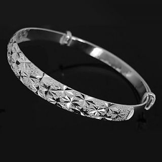 USD $ 13.49   10% Silver Simple and Elegant Crystal Bracelet,