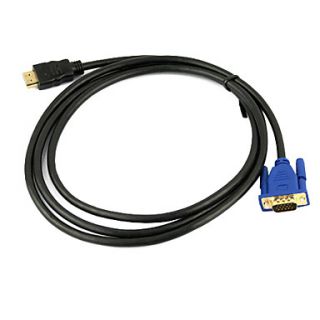 EUR € 5.42   guldbelagt HDMI til VGA HD 15 pin han kabel (5ft, 1.5m