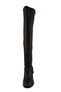 Miz Mooz New Imogene Brown Studded Harness Leather Over The Knee Boots