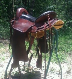 Imus 4BEAT Amish Made Endurance Saddle 16 Seat Used