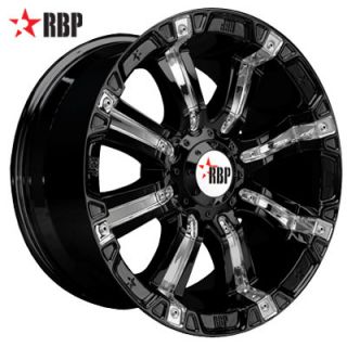 18 RBP 94R Wheels Tires Black Offroad 18 inch Rims