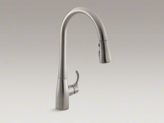  Simplice Pull Down Kitchen Faucet in Vibrant Stainless Steel