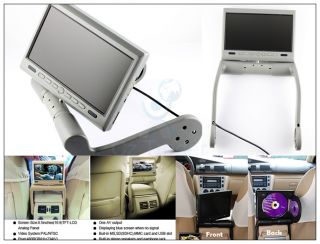  Armrest Monitor with Built in DVD Player in Car Media 3 Colors