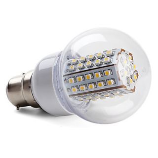 B22 66 3.528 smd 3.5W 430lm 2800 3200K warm wit licht geleid bal bulb