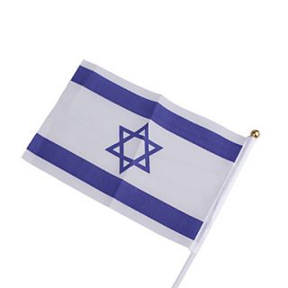 EUR € 1.83   Bandeira de Israel de grande 21,5 centímetros,, Frete