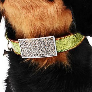 Justerbar Rhinestone Diamonds Style Glitrende Collar til hunde (Hals