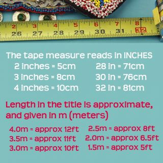 see item title for length in meters (approx)