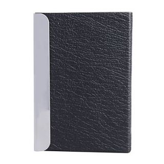 USD $ 5.99   Black Leather Cover Card Case Business Card Holder,