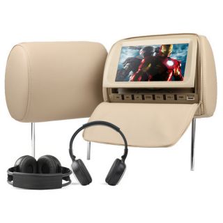 Eonon C1006 In Car DVD 2x 9 inch LCD Car Headrest DVD Player with TAN