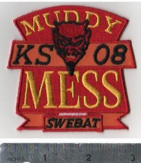 Swedish Kfor Kosovo Swebat Battalion 8 Muddy Mess Patch
