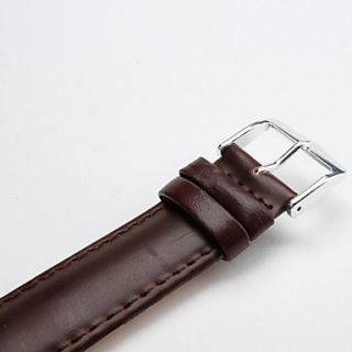 USD $ 2.89   Unisex Genuine Leather Watch Strap 22MM(Brown),