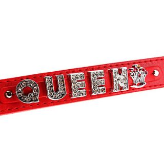USD $ 8.39   Adjustable Rhinestone Little Queen Style Collar for Dogs