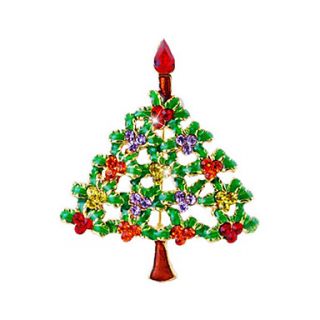 EUR € 5.23   kerstboom legering acryl broche, Gratis Verzending voor