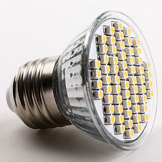 e27 3528 SMD 60 lampadina LED bianco caldo 150 180lm luce (230v, 3 3