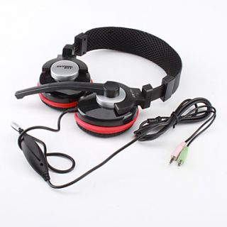 USD $ 26.39   Comfort Multimedia PC Stereo Headphone with Microphone