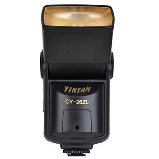 USD $ 34.99   YY GN26M Rated External Camera Flash (CY 26ZL),