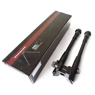 EUR € 24.37   Zwart Aluminium intrekbare Bipod (26x7.5x2cm), Gratis