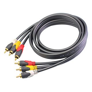 EUR € 28.42   3 RCA macho a 3 RCA macho (3 m), ¡Envío Gratis para