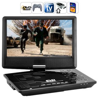 Portable Multimedia DVD Player 10 inch Widescreen 180 Degree Swivel
