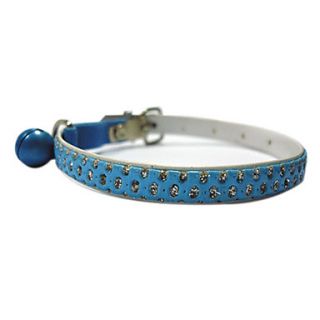 USD $ 12.49   Blue Small Bell Neck Strap for Cats (28x1x1CM),