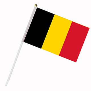 EUR € 0.54   nylon Belgia flagg (30 x 14 cm), Gratis Frakt På Alle