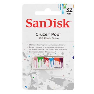 EUR € 38.26   32GB SanDisk Cruzer Pop USB 2.0 Flash Drive, Frete