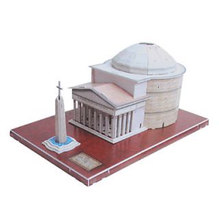 USD $ 15.19   DIY Paper 3D Puzzle Pantheon (32pcs, No.2801 G),