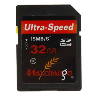 EUR € 41.85   Maxchange 32GB SDHC Classe 13 Scheda di memoria SD