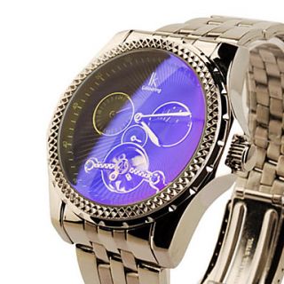 USD $ 36.29   Men Stainless Steel Automatic Tourbillon Moonface Watch