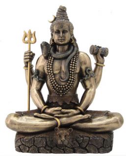   STATUE 8 5 Hindu Hinduism Indian God Altar Yogi Yoga Figure Bronze