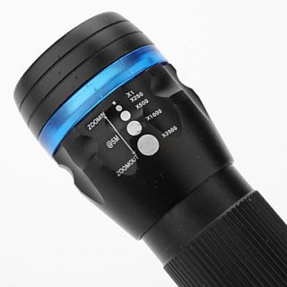 SA 37 100 Lumen 3W LED 3 Modus Zoom Taschenlampe (weißes und blaues