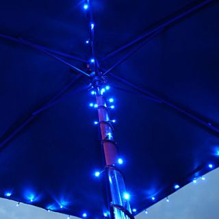 USD $ 37.19   Solar 60 LED Blue Light Outdoor Fairy Lights Christmas