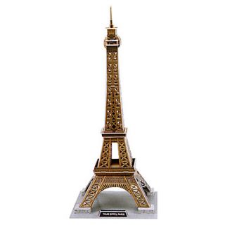 Arquitectura DIY 3D Puzzle Eiffel Tower (35pcs, dificultad 4 de 5