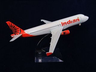 New 16cm Metal Scale A320 Indian Airlines Plane Model