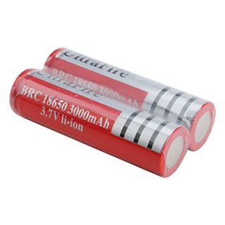 USD $ 5.39   UltraFire BRC 18650 3.7V 3000mAh Rechargeable Li ion