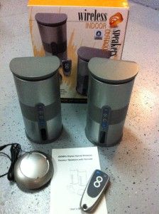 Wireless Indoor Outdoor Speakers Mint Condition Barely Used 