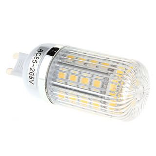 G9 7W 36x5050 SMD 560 630lm 2700 3200K Warm White Light LED Corn Birne