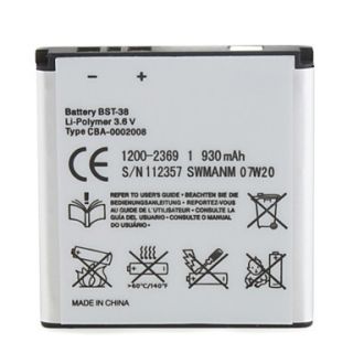 EUR € 3.30   930mAh ersättning mobiltelefon batterier BST 38 för