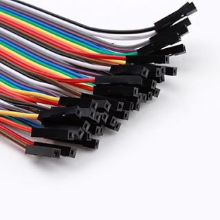 EUR € 4.31   elektronik diy dupont linje 1p 1p 20cm färg kabel 40p