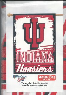 Indiana Hoosiers 27x41 Wincraft Flag Banner