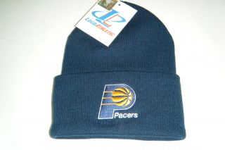 Indiana Pacers Vintage Beanie Authentic Knit Hat Toque Logo Athletic
